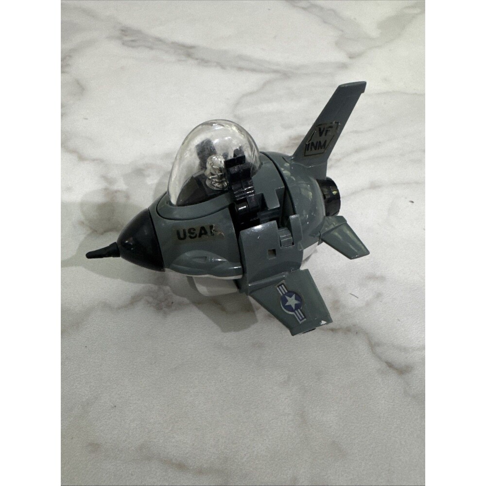 Vintage 1984 Bandai GK Scramble Egg F-16 Fighting Falcon Action Taiwan 80s Toy